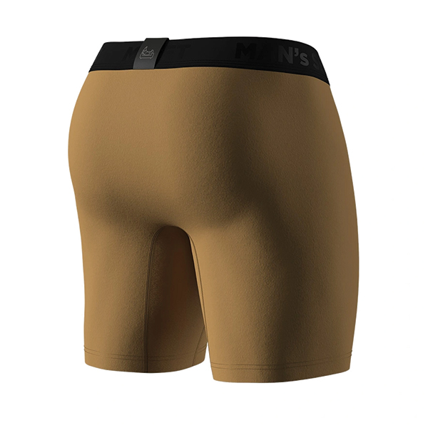 Чоловічі анатомічні боксери з бавовни, Anatomic Long 2.0, Black Series, койот. Фото 2