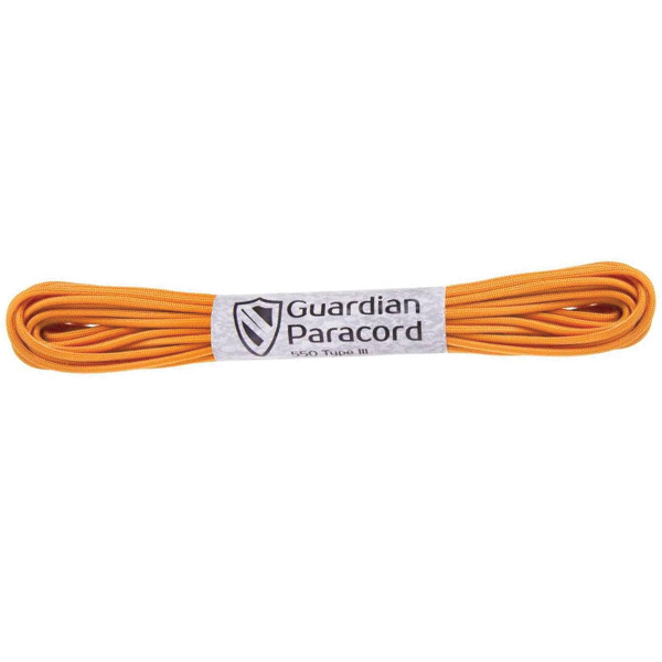 Guardian Paracord 550 Type III Mandarin Orange 10 м