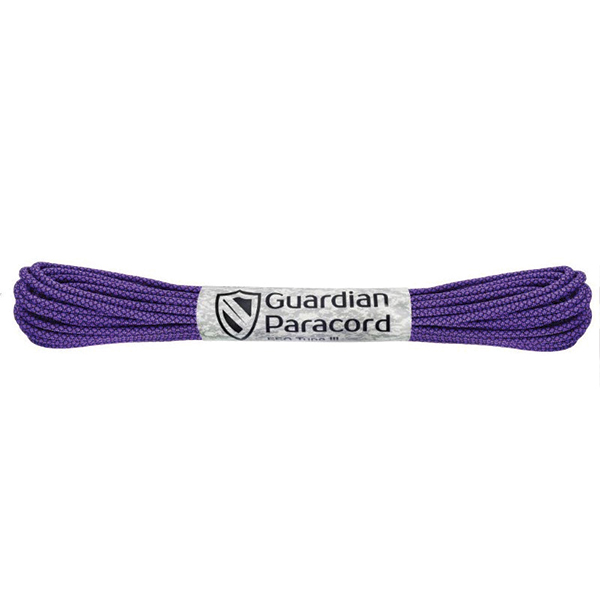 Guardian Paracord 550 Type III Purple Diamond 10 м