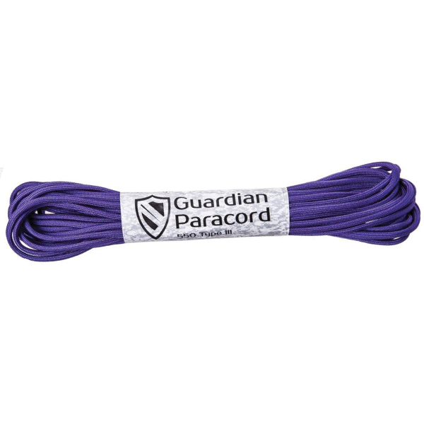 Guardian Paracord 550 Type III Purple 10 м