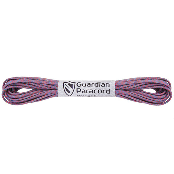 Guardian Paracord 550 Type III Red&Ocean Diamond 10 м