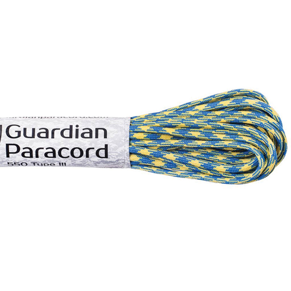 Guardian Paracord 550 Type III Yellow&Blue 10 м. Фото 2
