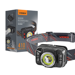 Налобний світлодіодний ліхтарик VIDEX VLF-H035C 410Lm 5000K