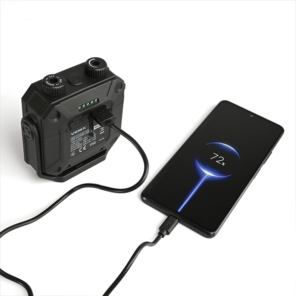 Портативний багатофункціональний ліхтарик VIDEX VLF-M048 1500Lm 5000K. Фото 11