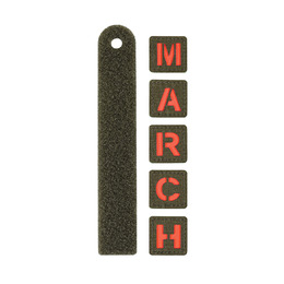 M-Tac нашивка MARCH Ranger Green/Red/GID. Фото 3
