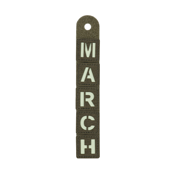 M-Tac нашивка MARCH Ranger Green/GID