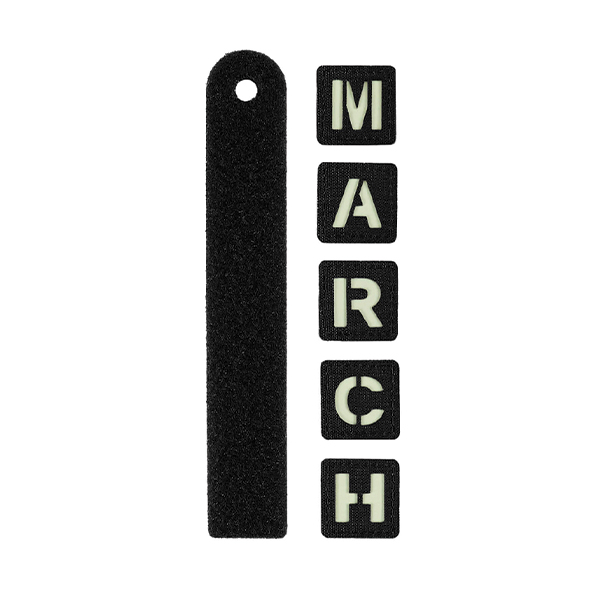 M-Tac нашивка MARCH Black/GID. Фото 3