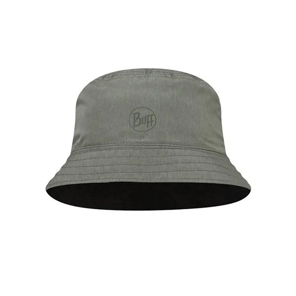 Панама Buff Travel Bucket Hat Gline, Black- Grey. Фото 3