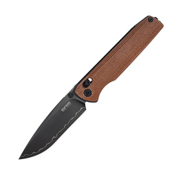 Ніж складаний SRM Terrier 258L-MN2, коричневий