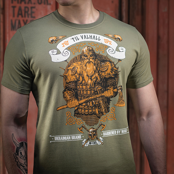 M-Tac футболка Viking Light Olive. Фото 6