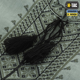 M-Tac вишиванка 100% льон сіро-зелена. Фото 6