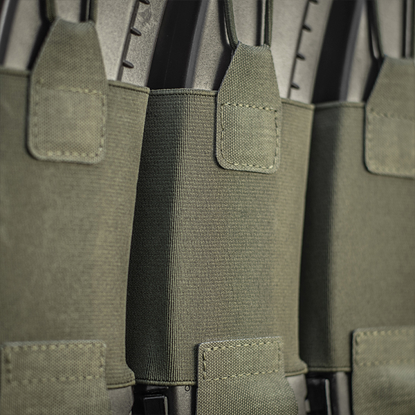 M-Tac підсумок еластичний на 3 магазина Elite Laser Cut Ranger Green. Фото 10
