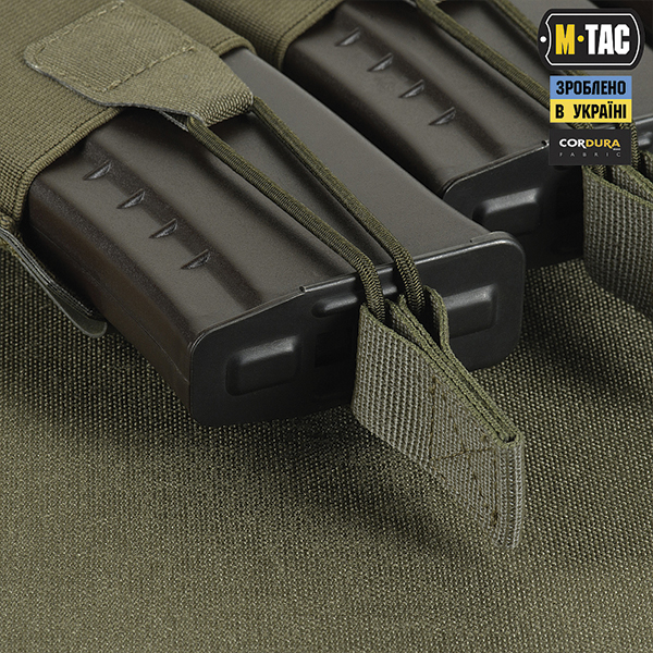 M-Tac підсумок еластичний на 3 магазина Elite Laser Cut Ranger Green. Фото 5