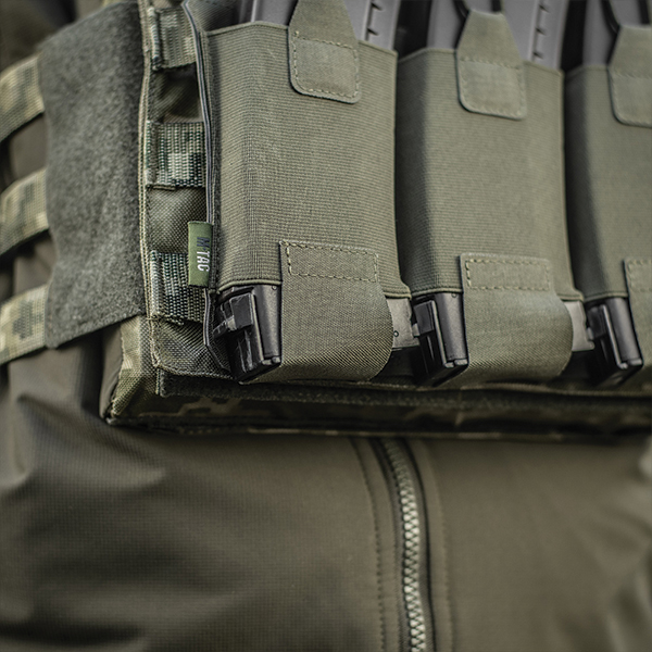 M-Tac підсумок еластичний на 3 магазина Elite Laser Cut Ranger Green. Фото 8
