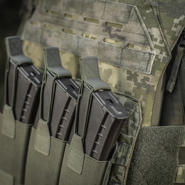 M-Tac підсумок еластичний на 3 магазина Elite Laser Cut Ranger Green. Фото 7