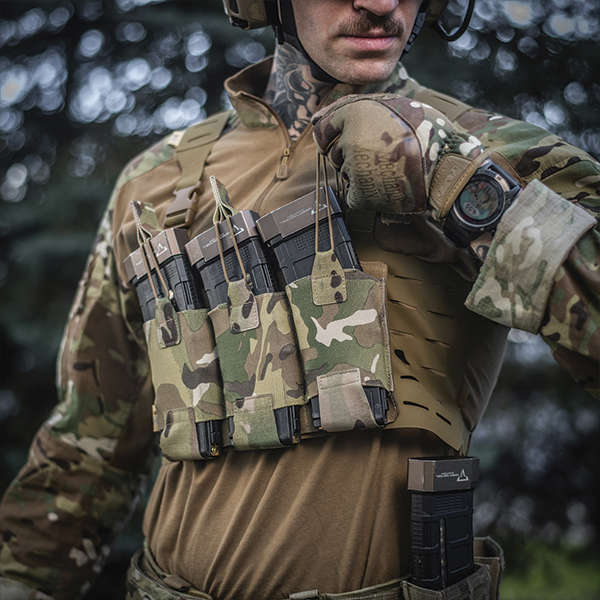 M-Tac підсумок еластичний на 3 магазина Elite Laser Cut Multicam. Фото 8