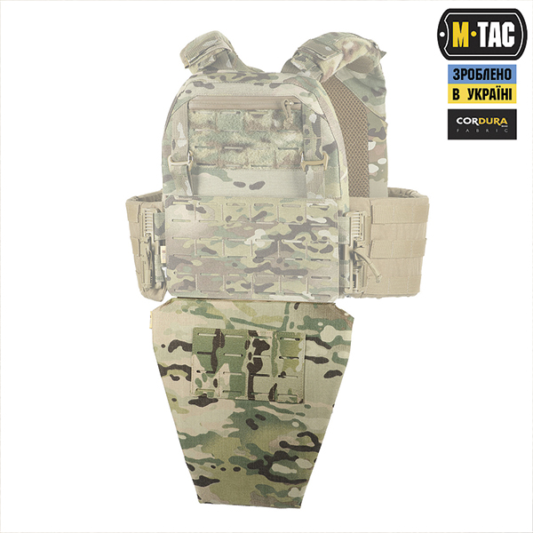 M-Tac Фартух протиуламковий з балістичним пакетом 1 клас Laser Cut Multicam. Фото 3