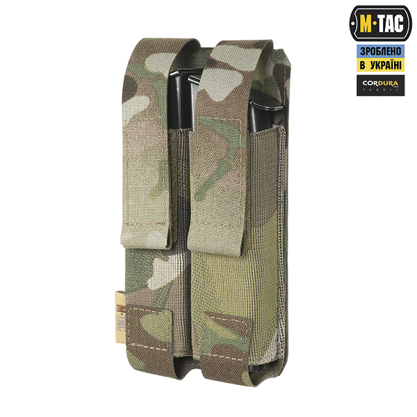 M-Tac підсумок подвійний для пістолетного магазину АПС Laser Cut Gen.II  Multicam. Фото 5