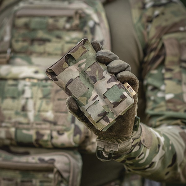 M-Tac підсумок подвійний для пістолетного магазину АПС Laser Cut Multicam. Фото 12
