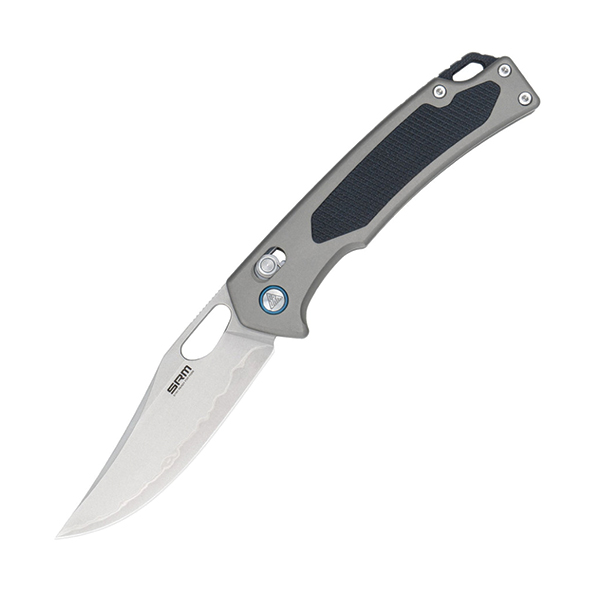 Ніж складаний SRM Retriever 9203-AK, чорно-сірий