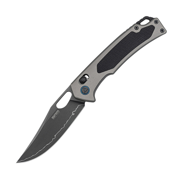 Ніж складаний SRM Retriever 9203-AK2, чорно-сірий