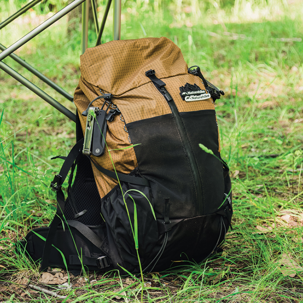 Рюкзак туристичний Naturehike Helium CNK2300016, 30+5 л, коричневий. Фото 2