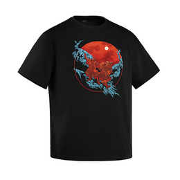 M-Tac футболка Two Samurai Oversize Cotton Hard Black. Фото 3