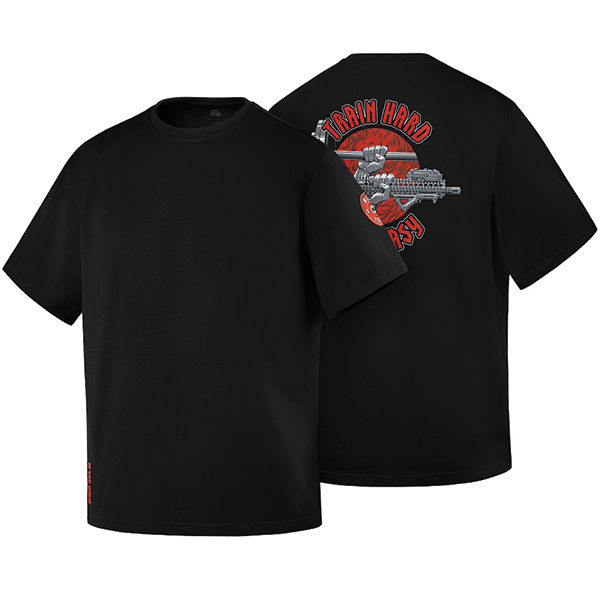 M-Tac футболка Train Hard Oversized Cotton Hard Black