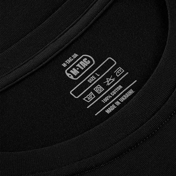M-Tac футболка Train Hard Oversized Cotton Hard Black. Фото 10