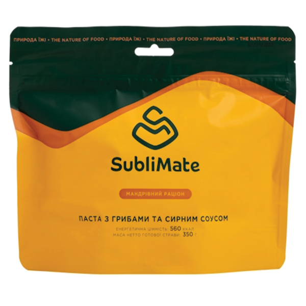 Sublimate Паста з грибами та сирним соусом 