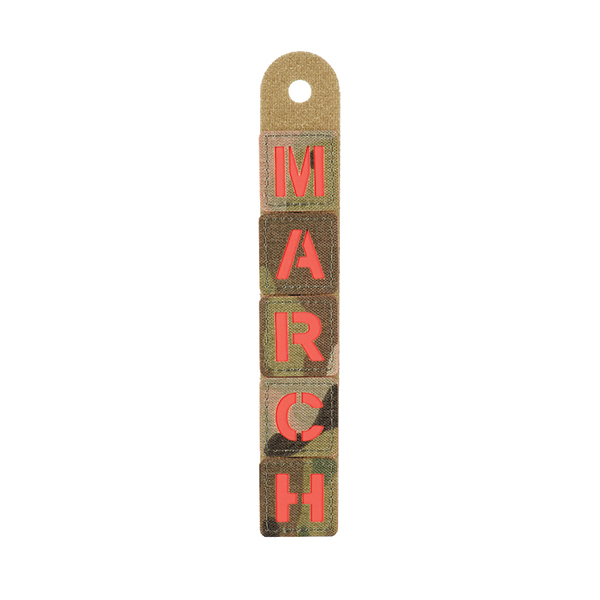 M-Tac нашивка MARCH Multicam/Red/GID