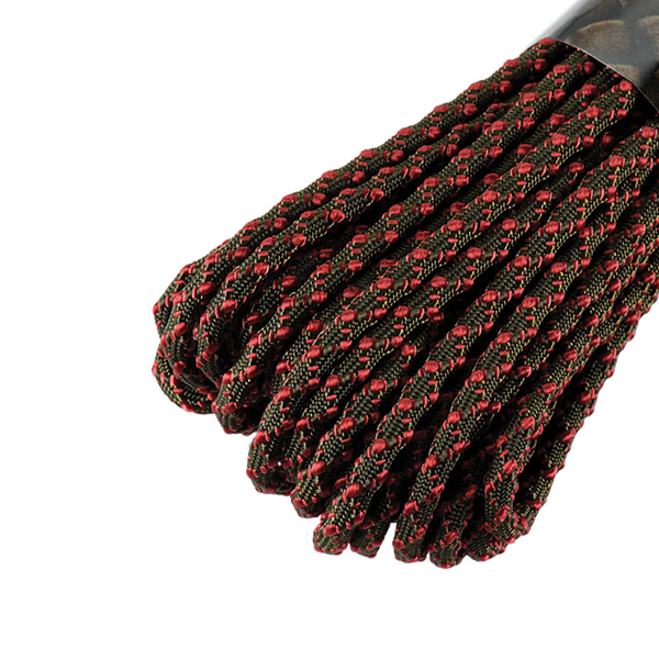 M-Tac паракорд Dragon Cord 15m OD Green/Maroon. Фото 3