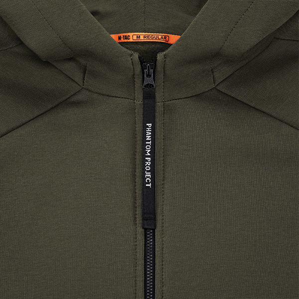 Phantom Project/M-Tac кофта Hoodie Zipper semi-raglan PE Ranger Green. Фото 13