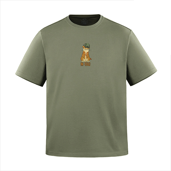 M-Tac футболка Orange Cat Cotton Hard Light Olive. Фото 3