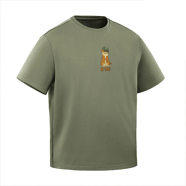 M-Tac футболка Orange Cat Cotton Hard Light Olive. Фото 4
