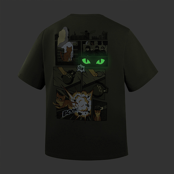 M-Tac футболка Orange Cat Cotton Hard Light Olive. Фото 6
