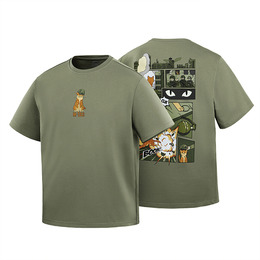 M-Tac футболка Orange Cat Cotton Hard Light Olive