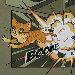 M-Tac футболка Orange Cat Cotton Hard Light Olive. Фото 16