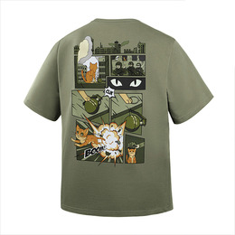 M-Tac футболка Orange Cat Cotton Hard Light Olive. Фото 5