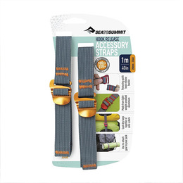 Стяжний ремінь Accessory Strap With Hook Buckle Grey, 1 м x 20 мм від Sea to Summit