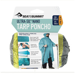 Дощовик-пончо Ultra-Sil 15D Tarp Poncho Lime, 265 х 145 см від Sea to Summit. Фото 3