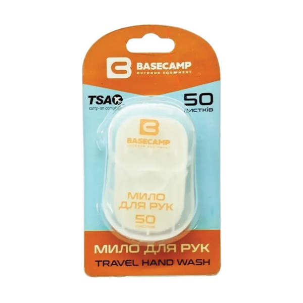 Мило для рук BaseCamp Travel Hand Wash 50 пелюсток