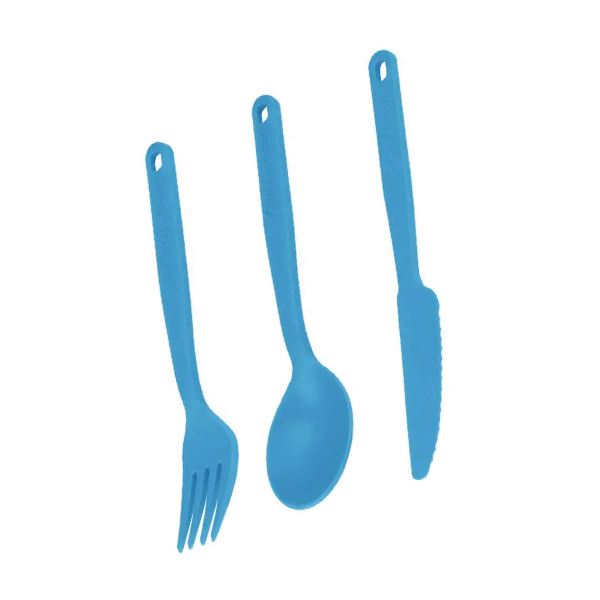 Набір столового приладдя Sea to Summit Camp Cutlery Set 3P, Cendre Blue