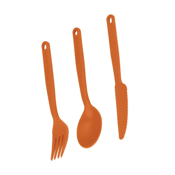 Набір столового приладдя Sea to Summit Camp Cutlery Set 3P,Burnt Orange