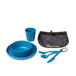 Набір посуду Sea to Summit Camp Dinnerware Set w/ Mesh Sack - 6 Piece,Cendre Blue. Фото 3