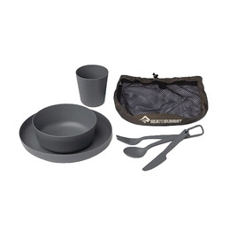 Набір посуду Sea to Summit Camp Dinnerware Set w/ Mesh Sack - 6 Piece,Charcoal . Фото 3