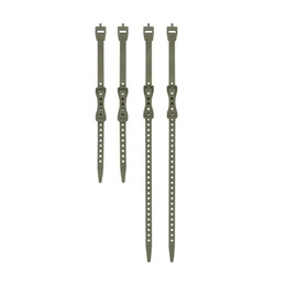 Набір стяжок Stretch-Loc Mini Strap Set 4 Piece, Burnt Olive від Sea to Summit