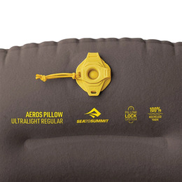Надувна подушка Sea to Summit Aeros Ultralight Pillow, 11x34x26см, Beluga. Фото 4