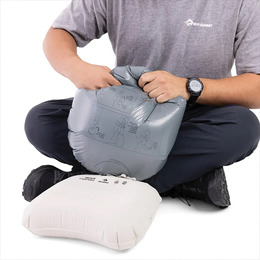 Надувна подушка Sea to Summit Aeros Ultralight Pillow, 11x34x26см, Beluga. Фото 5