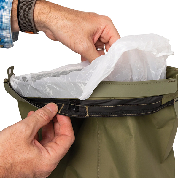 Чохол для сміття Sea to Summit Trash Dry Bag Burnt Olive, 10 L. Фото 6